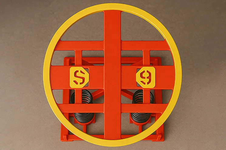 Mesa elevadora y giratoria para armado de pallets