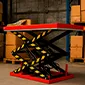 Mesa elevadora y giratoria para armado de pallets