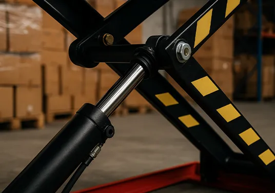 Mesa elevadora y giratoria para armado de pallets