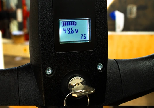 Batería de litio en transpaleta eléctrica